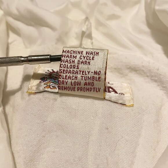 Vintage NFL Super Bowl XXVI 26 1992 Lined Jacket Mens Large Bills Redskins - Picture 4 of 16